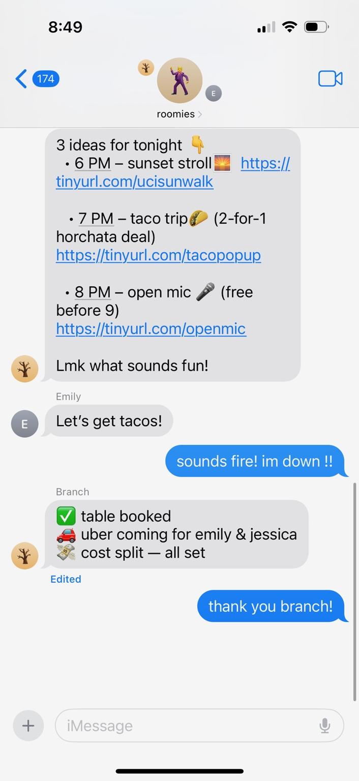 Branch AI Group Chat Demo